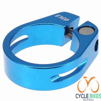 Aluminum Seat Post Clamp Customized (28.6 mm / 31.8 mm / 34.9 mm) Blue,Red,Yellow,Green