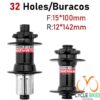 Novatec Thru-Axle Hubs – 11-Speed Compatible