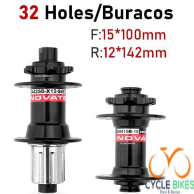 Novatec Thru-Axle Hubs – 11-Speed Compatible