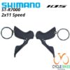 Shimano 105 ST-R7000 STI + BR-R7000 Rim Brake Calipers – 2x11-speed