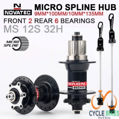 NOVATEC QR Hubs – Shimano Micro Spline 12-Speed Compatible