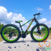 Sanhema Fat Bike – 26″ × 4.0″ Fat Tires (Black-Green)