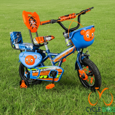 Kidride Boxer Sport Bike – 12″ Blue (1–4 Years)