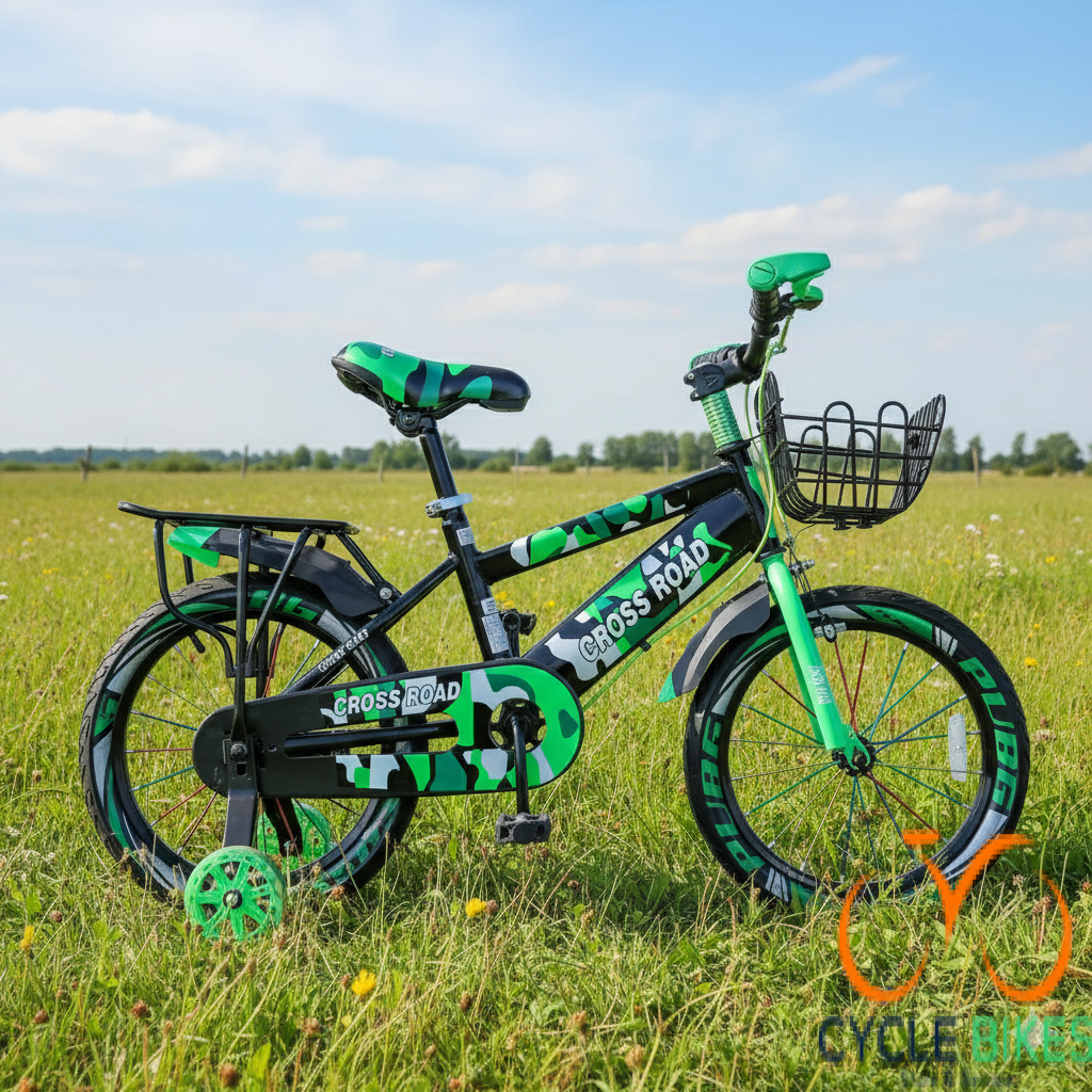 Crossroad Kids Bike Size 16 4-7yrs(Green)