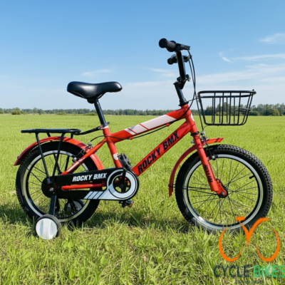 🧒 Rocky BMX Kids Bike – Size 16 for 4-7 yrs (Red)