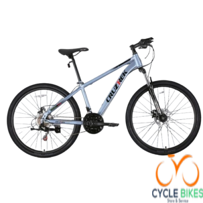 CruzTrek 26″ Hi-Ten Steel Mountain Bike (Black)