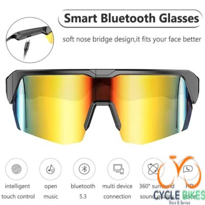 Cycling Bluetooth Smart Glasses – Sports Sunglasses with Audio, Calls & Music