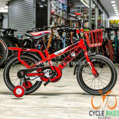 The Stylish 3 Gun Red Bike Size 16 Kids Bicycle - Red