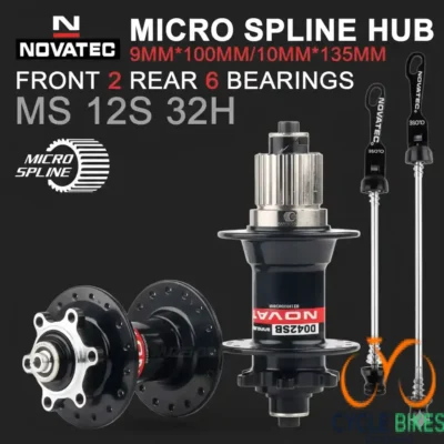 NOVATEC QR Hubs – Shimano Micro Spline 12-Speed Compatible