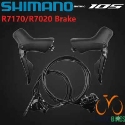 Shimano 105 ST-R7020 + BR-R7070 Hydraulic Disc Brakes – Flat Mount – 2x11-speed