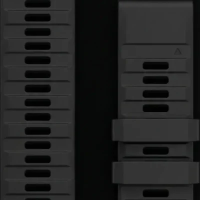 Acc, fenix 8, 26mm, QF Black Silicone Band, WW/A s