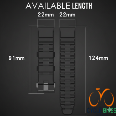Acc,Approach S62 Replacement Band,White w/Bla c