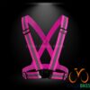 Bicycle Pink Adjustable Bike Reflector Straps