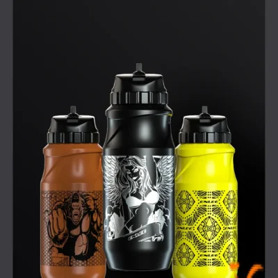 ENLEE 650ml Bicycle Water Bottle Food Grade Sports Fitness Running Riding Camping Hiking Kettle Leak-proof Bike Bottle Cage