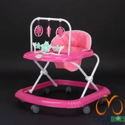 [AC3843] Pink Interactive Baby Walker with Play Tray