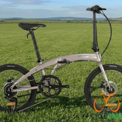 [BK3445] CAMP P9 Folding Bike – 9-Speed Aluminum Frame with Hydraulic Disc Brakes