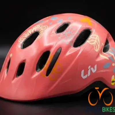 [AC3534] LIV LENA HELMET GLOSS CORAL 46-51CM