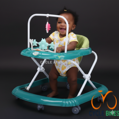 [AC3846] Teal & Lime Green Interactive Baby Walker