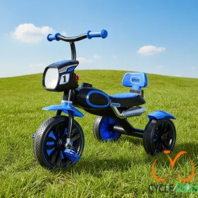[TC3858] Creature Harley Kids Tricycle Ride-On with Horn & Music (2–6 Years)
