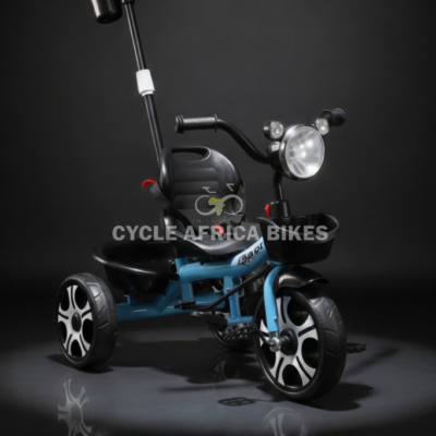 [TC4575] Sport Kids Tricycle with Push Handle & Basket